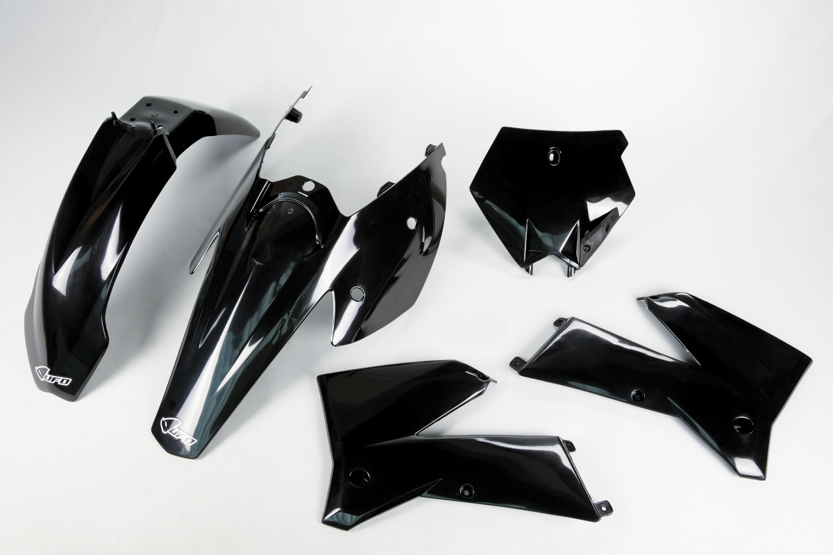 Plastic kit Ktm - black - REPLICA PLASTICS - KTKIT503-001 - UFO Plast