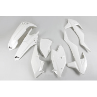 Plastic Kit white for Ktm EXC 125/XC W125 - EXC 150/XC W150 / XC W150TPI - EXC 250/XC W250 - EXC-F 250/XCF W250 - EXC 300/XC....