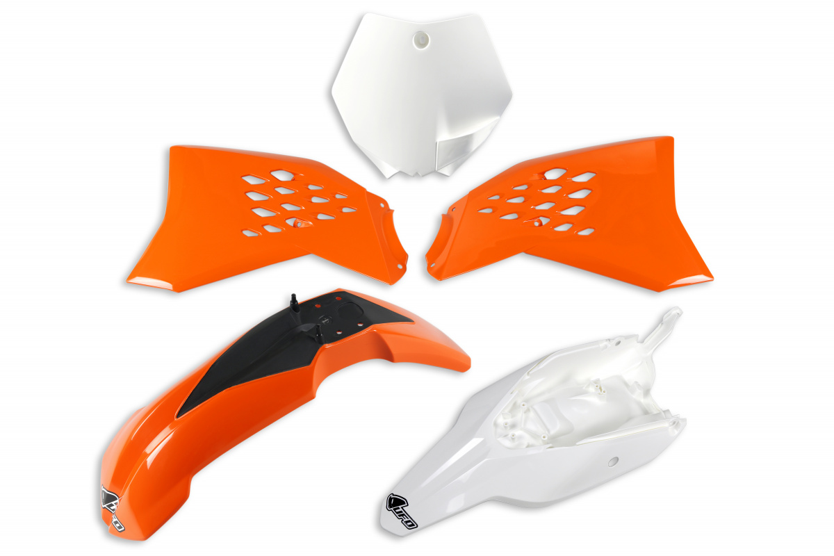 Plastic Kit OEM Color for Ktm SX 65 (2012-15) - REPLICA PLASTICS - KTKIT525-999 - Ufo Plast