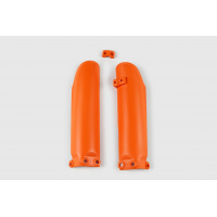 Fork Slider Protectors orange for Ktm SX 65 (2002-25) - REPLICA PLASTICS - KT04011-127 - Ufo Plast