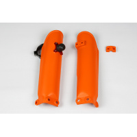 Fork Slider Protector + Quick Starter orange for Ktm SX 65 (2002-25) - REPLICA PLASTICS - KT04017-127 - Ufo Plast