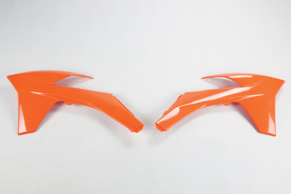 Radiator covers - orange 127 - Ktm - REPLICA PLASTICS - KT04022-127 - UFO Plast