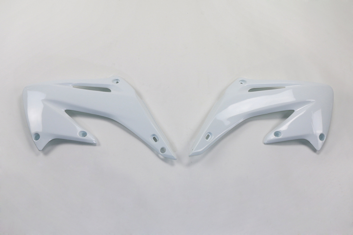 Radiator covers - white 041 - Honda - REPLICA PLASTICS - HO03689-041 - UFO Plast