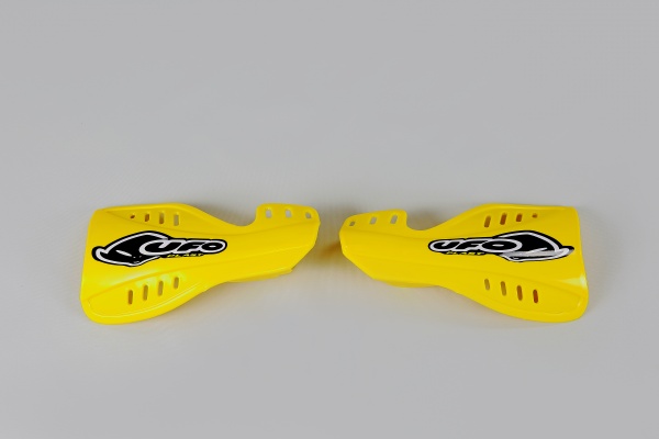 Handguards yellow for Husqvarna CR 125 (2005-13) - CR 250 (2005-13) - WR 125 (2005-13) - WR 250 (2005-13) - WR 300 (2005-13) ...