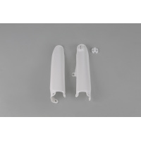 Fork Slider Protectors white for Husqvarna TC 449 - TE 449 - TC 499 - TE 499 - TE 511 - REPLICA PLASTICS - HU03346-041 - Ufo ...