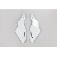 Side Panels white for Husqvarna CR 125 (2009-13) - WR 125 (2009-13) - REPLICA PLASTICS - HU03336-041 - Ufo Plast