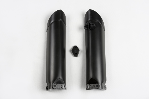 Fork slider protectors - black - Husqvarna - REPLICA PLASTICS - HU03381-001 - UFO Plast