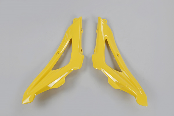 Radiator covers / Upper part - yellow 103 - Husqvarna - REPLICA PLASTICS - HU03316-103 - UFO Plast