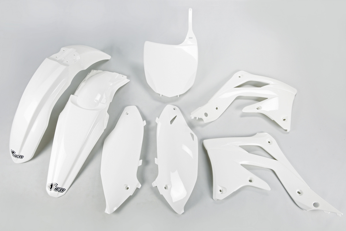 Plastic kit Kawasaki - white 047 - REPLICA PLASTICS - KAKIT217-047 - UFO Plast