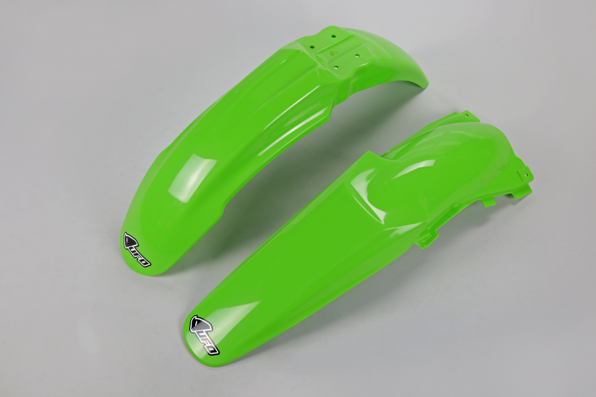 Fenders Kit OEM Color for Kawasaki KXF 250 (2004-05) - REPLICA PLASTICS - KAFK203-999 - Ufo Plast