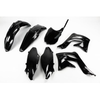 Plastic Kit black for Kawasaki KXF 450 (2013-15) - REPLICA PLASTICS - KAKIT220-001 - Ufo Plast