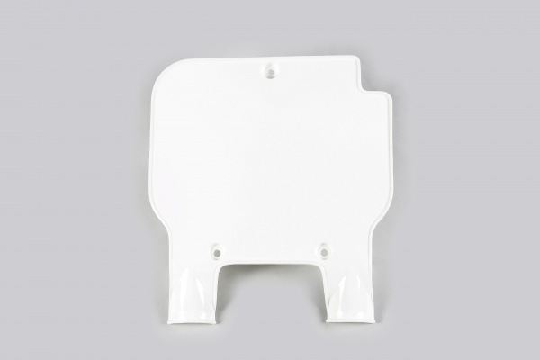 Front number plate - white 047 - Kawasaki - REPLICA PLASTICS - KA02720-047 - UFO Plast
