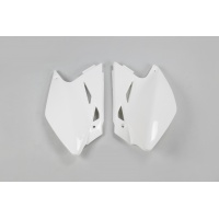 Side panels - white 047 - Kawasaki - REPLICA PLASTICS - KA03771-047 - UFO Plast