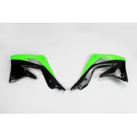 Radiator Covers OEM Color for Kawasaki KXF 450 (2012-15) - REPLICA PLASTICS - KA04719-999 - Ufo Plast