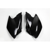 Side Panels black for Kawasaki KXF 250 (2006-08) - REPLICA PLASTICS - KA03768-001 - Ufo Plast