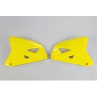 Radiator Covers yellow for Suzuki RM 125 (2001-25) - RM 250 (2001-25) - REPLICA PLASTICS - SU03987-102 - Ufo Plast