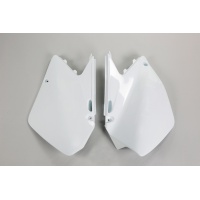 Side Panels white for Suzuki RM 125 (2006-25) - RM 250 (2006-25) - REPLICA PLASTICS - SU04900-041 - Ufo Plast