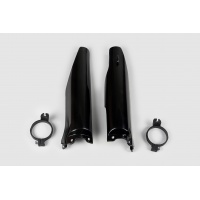 Fork Slider Protectors black for Suzuki RMZ 250 (2004-06) - REPLICA PLASTICS - SU03935-001 - Ufo Plast