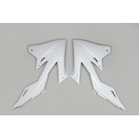 Radiator covers - white 041 - Suzuki - REPLICA PLASTICS - SU04941-041 - UFO Plast