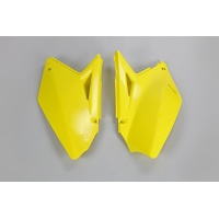 Side Panels yellow for Suzuki RMZ 250 (2007-09) - REPLICA PLASTICS - SU04902-102 - Ufo Plast