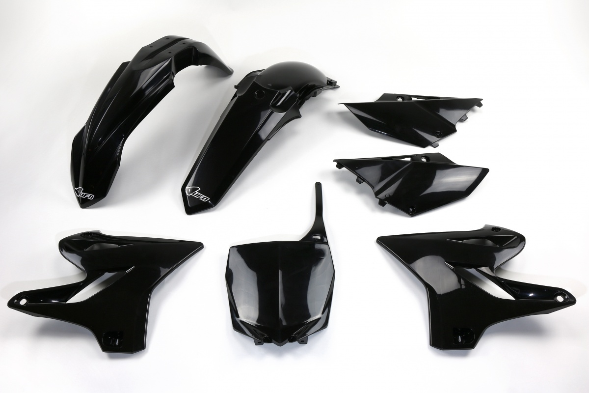 Plastic Kit black for Yamaha YZ 125 (2015-21) - YZ 250 (2015-21) - REPLICA PLASTICS - YAKIT319-001 - Ufo Plast