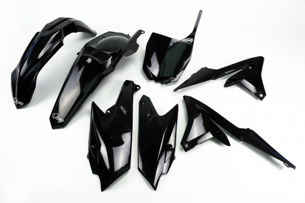 Plastic Kit black for Yamaha YZF 250 (2014-18) - YZF 450 (2014-17) - REPLICA PLASTICS - YAKIT318-001 - Ufo Plast