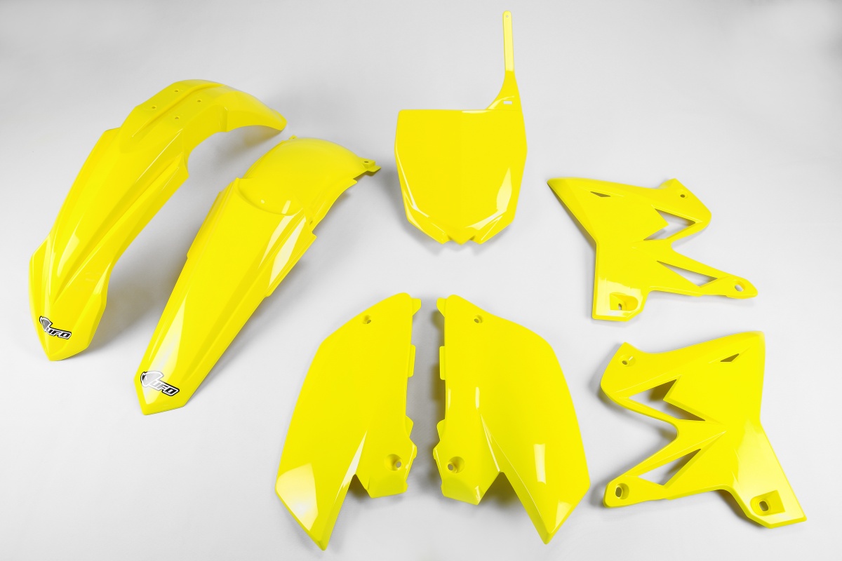 Plastic Kit yellow for Yamaha YZ 125 (2002-14) - YZ 250 (2002-14) - REPLICA PLASTICS - YAKIT312-101 - Ufo Plast