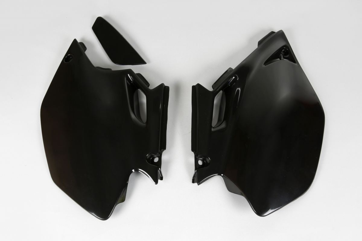 Side Panels black for Yamaha WRF 250 (2003-06) - WRF 450 (2003-06) - REPLICA PLASTICS - YA03866-001 - Ufo Plast