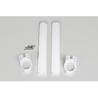 Fork slider protectors - white 046 - Yamaha - REPLICA PLASTICS - YA02821-046 - UFO Plast