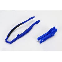 Chain guide+swingarm chain slider - blue 089 - Yamaha - REPLICA PLASTICS - YA04807-089 - UFO Plast