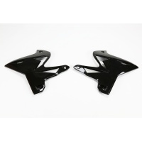 Radiator covers / Restyling - black - Yamaha - REPLICA PLASTICS - YA04834-001 - UFO Plast