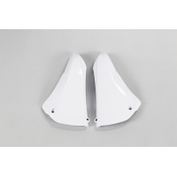 Radiator covers / Upper part - white 046 - Yamaha - REPLICA PLASTICS - YA04823-046 - UFO Plast