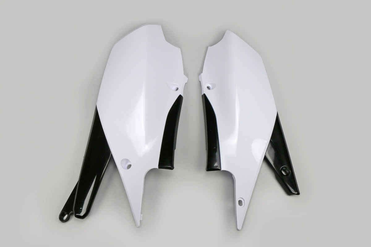 Side Panels white for Yamaha YZF 250 (2019-23) - WRF 250 (2020-25) - YZF 450 (2018-22) - WRF 450 (2019-25) - REPLICA PLASTICS...