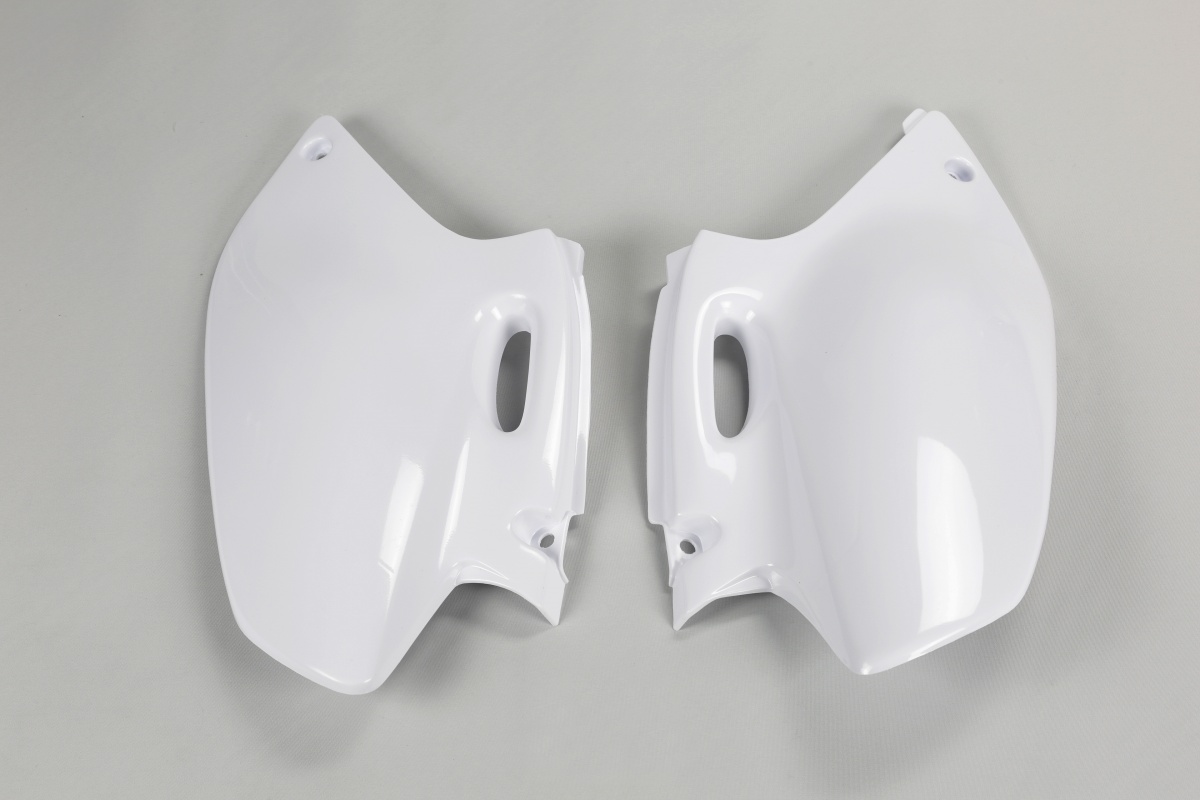 Side panels - white 046 - Yamaha - REPLICA PLASTICS - YA03811-046 - UFO Plast