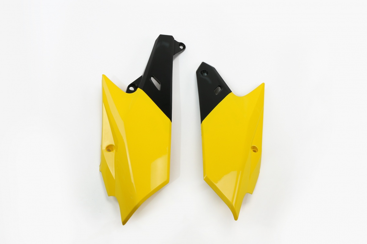 Side Panels yellow for Yamaha YZF 250 (2014-18) - WRF 250 (2015-19) - YZF 450 (2014-17) - WRF 450 (2016-18) - REPLICA PLASTIC...