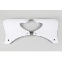 Radiator covers - white 046 - Yamaha - REPLICA PLASTICS - YA03827-046 - UFO Plast