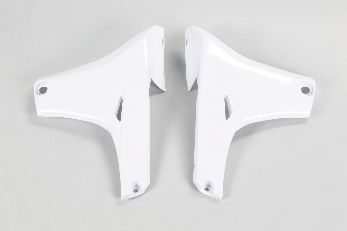 Radiator Covers white for Yamaha YZF 450 (2010-13) - REPLICA PLASTICS - YA04824-046 - Ufo Plast