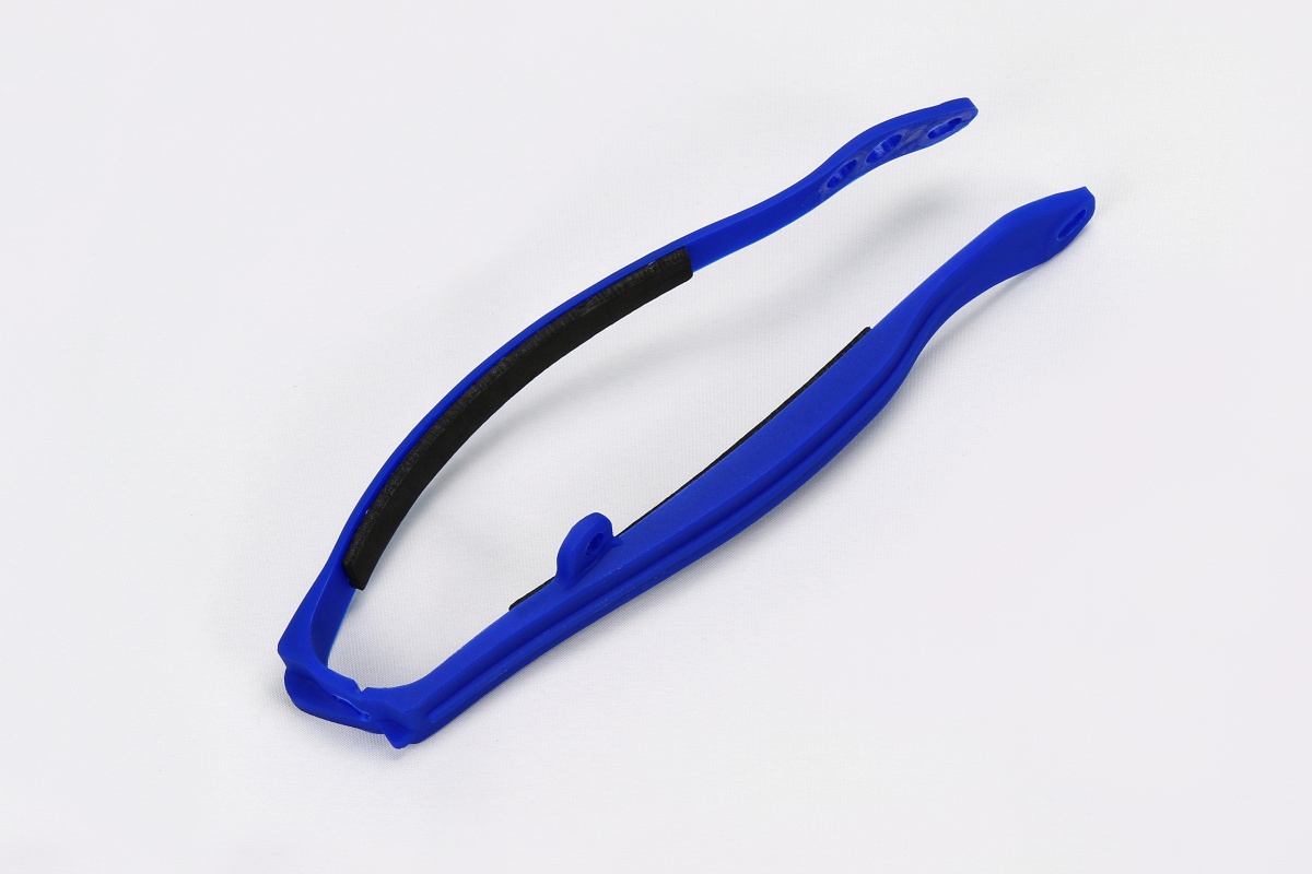 Swingarm Chain Slider blue for Yamaha YZ 125 - YZ 250 - YZF 250 - WRF 250 - YZF 450 - WRF 450 - REPLICA PLASTICS - YA04806-08...