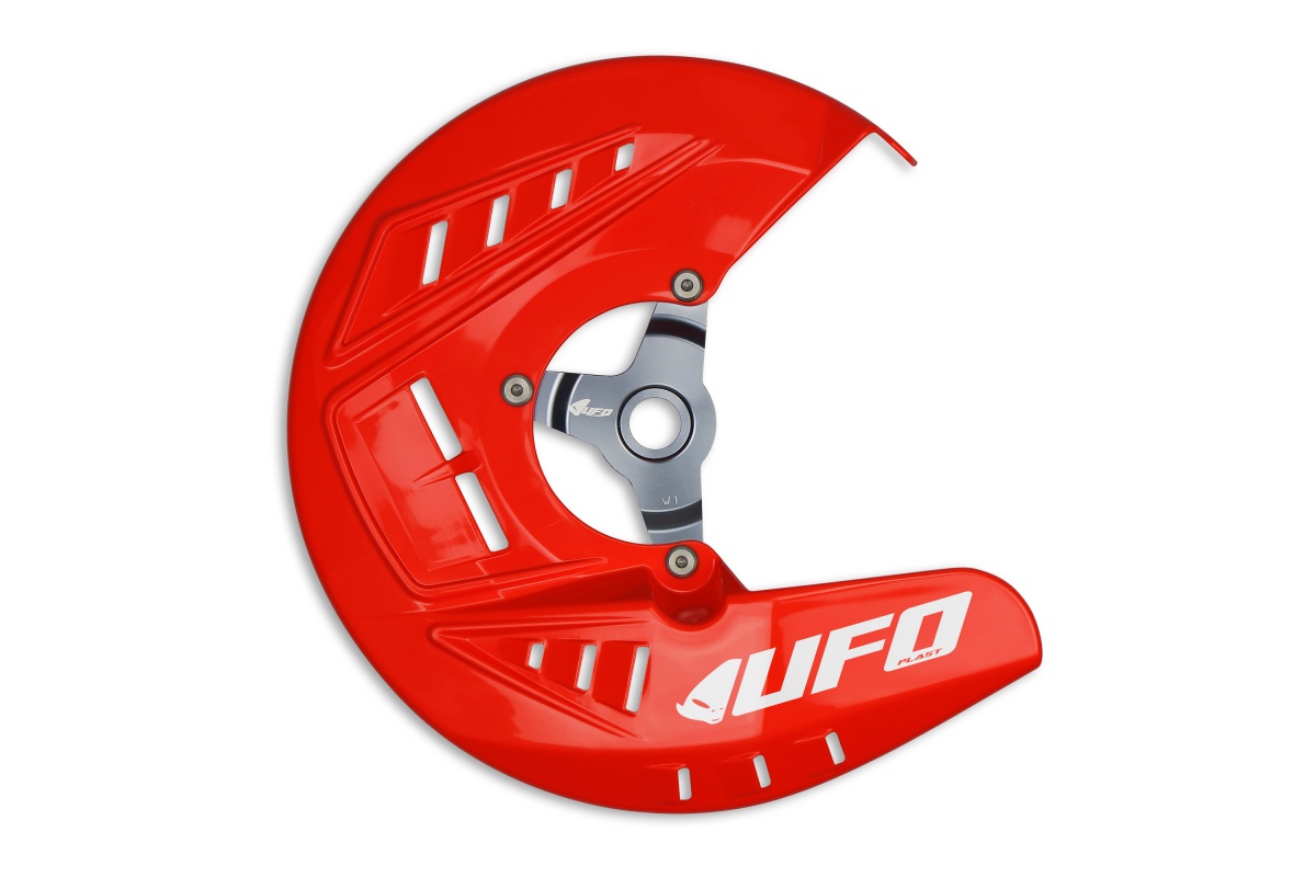 Disc Covers red for Honda CRF 250R (2013-21) - CRF 450R (2013-20) - CRF 250RX (2019-21) - CRF 450RX (2017-20) - REPLICA PLAST...