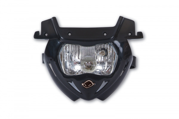 Replacement plastic for motocross Panther headlight lower part black - Headlight - PF01711-001 - Ufo Plast