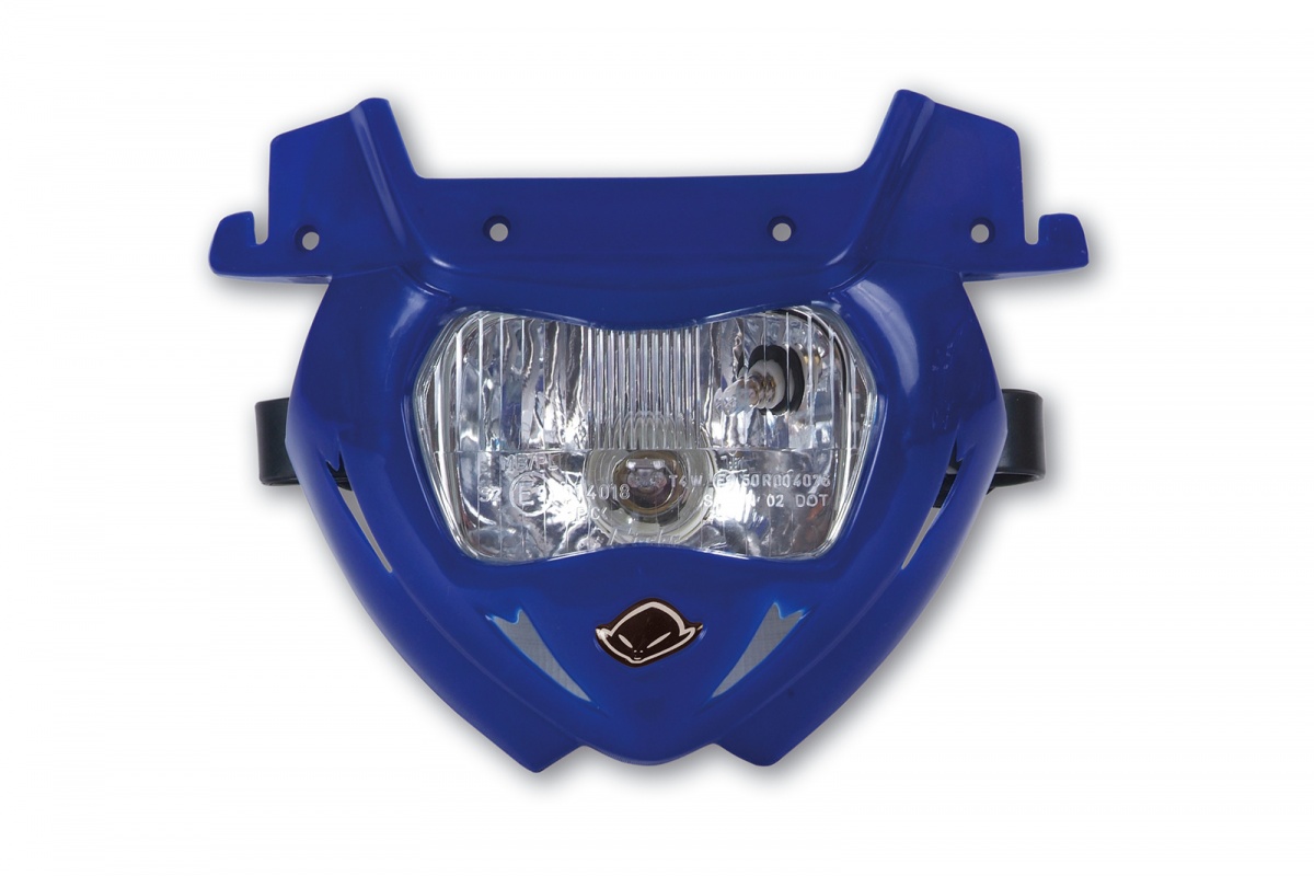 Replacement plastic for motocross Panther headlight lower part blue - Headlight - PF01711-089 - Ufo Plast