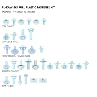 Motocross full plastic fastener kit for Kawasaki - Altri accessori - AC02434 - UFO Plast