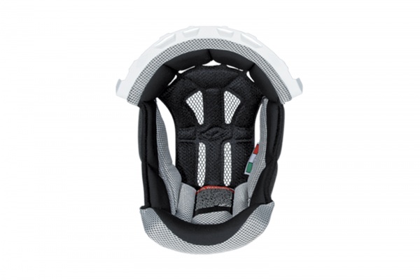 Inner pad for motocross helemt Interceptor & Warrior white - Helmet spare parts - HR010-WE - UFO Plast
