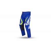 Motocross Another Race pants blue and neon yellow for kids - CLOTHING - PI04484-C - UFO Plast