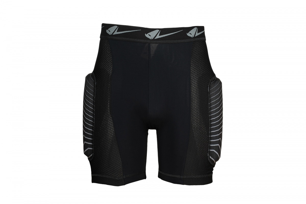 Motocross padded shorts Atrax with lateral and back protection black - PROTECTION - PI02421-K - Ufo Plast