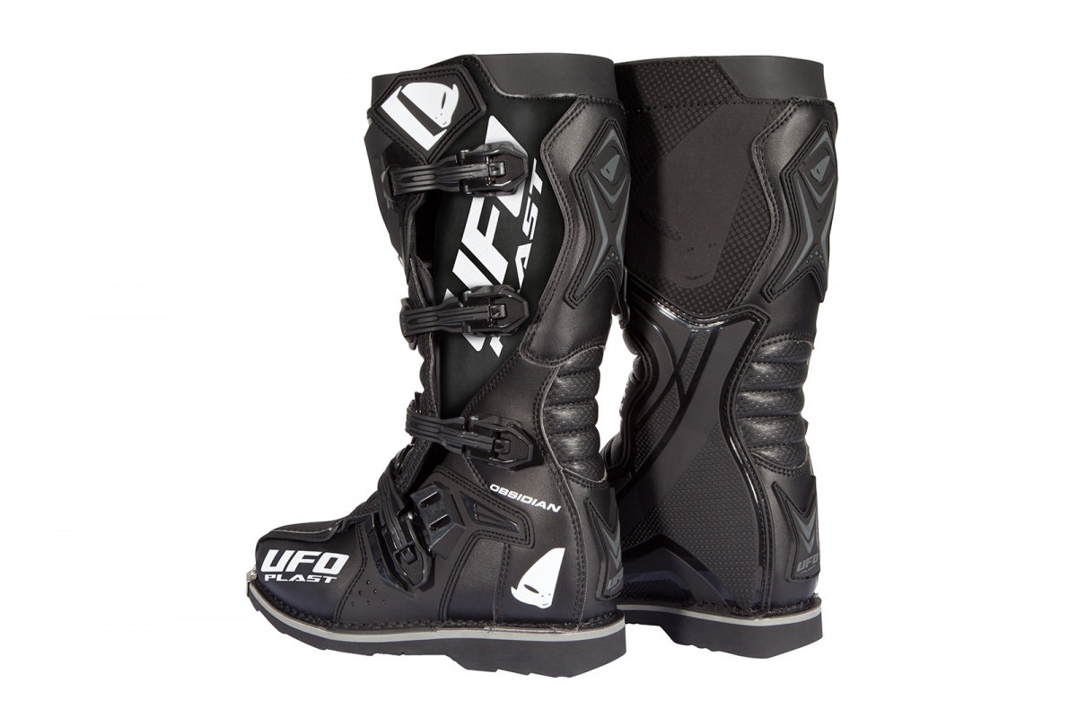 Motocross Obsidian boots black - Boots - BO009-K - Ufo Plast