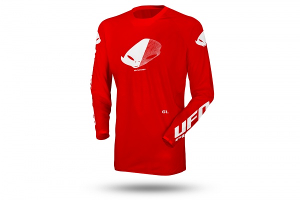 Motocross Radial jersey red - 2023 COLLECTION - MG04527-B - UFO Plast