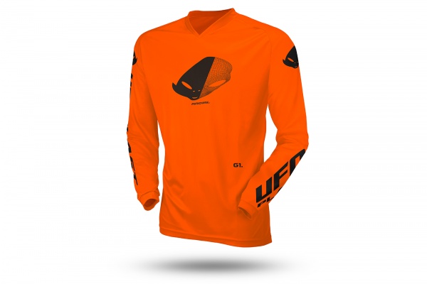 Motocross Radial jersey for kids neon orange - NEW PRODUCTS - MG04531-FFLU - UFO Plast