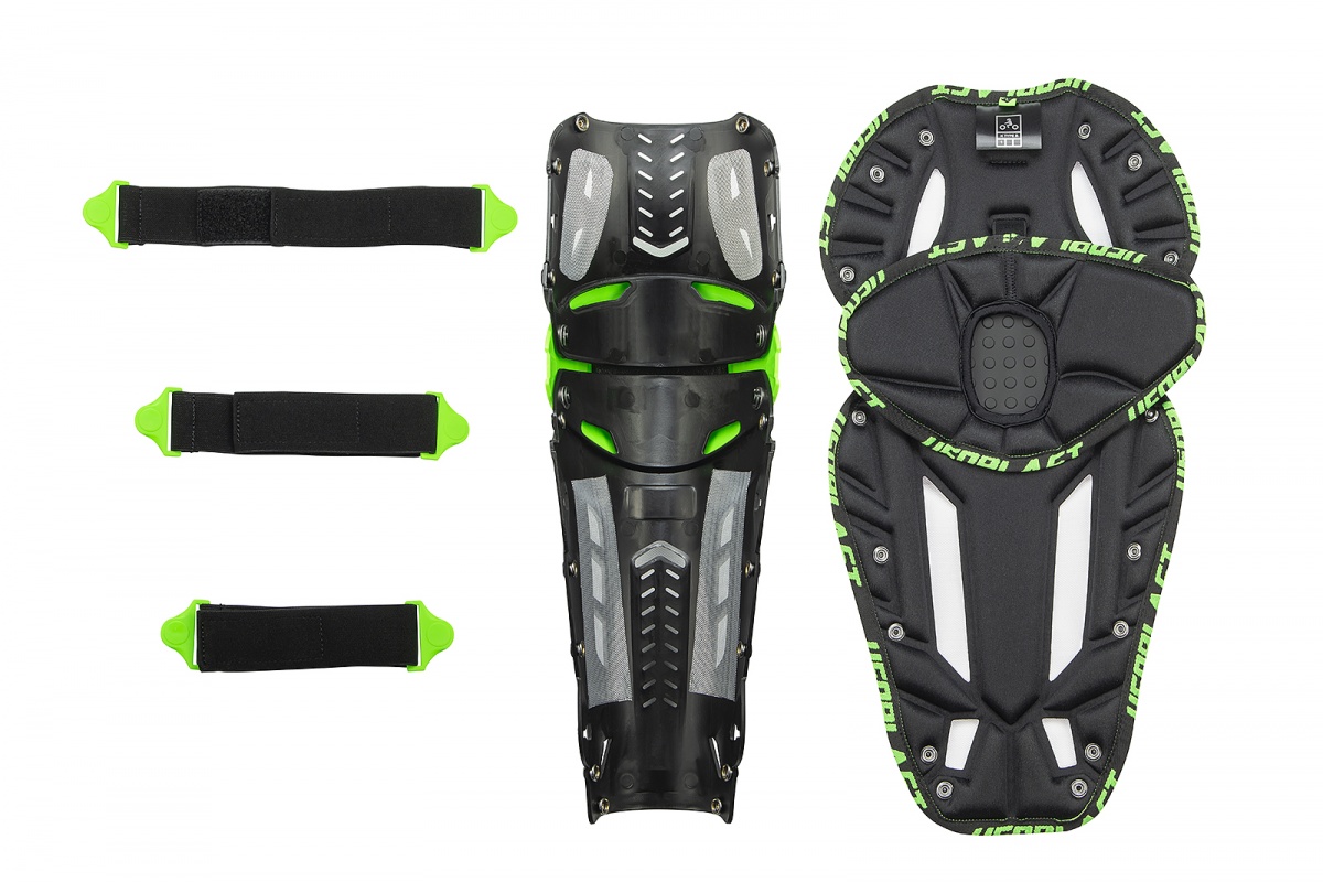 Motocross Crypton knee shin guard - Kneepads - KP13002-K - UFO Plast