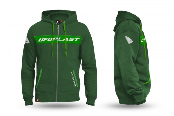Green Hodded Sweatshirt - Sweatshirts - MG04544 - UFO Plast